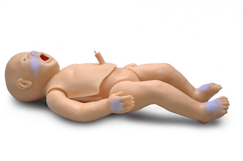 (S320.100) PEDI Blue Newborn  - Newborn CPR Patient Simulator with SmartSkin and OMNI